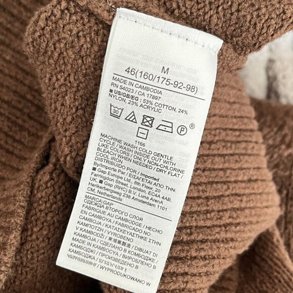 Gap Brown Knit Sweater Size M - Picture 13 of 13